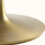 Gigi Brass Pedestal Dining Table - Image 2