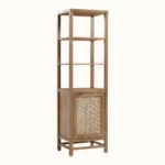 Sean Light Brown Bookcase - Image 2