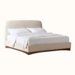 Ezra Warm White King Size Bed - Image 2