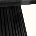 Tara Black Round Dining Table - Image 2