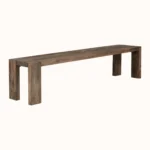 Troy Brown Wood Bench