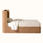 Seth Fluted Wood Queen Bed - Image 3