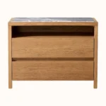 Alan Modern Marble Nightstand