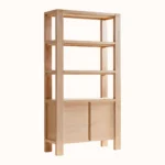Ryan Oak Wood Bookcase
