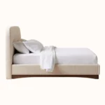 Ezra Warm White King Size Bed - Image 3